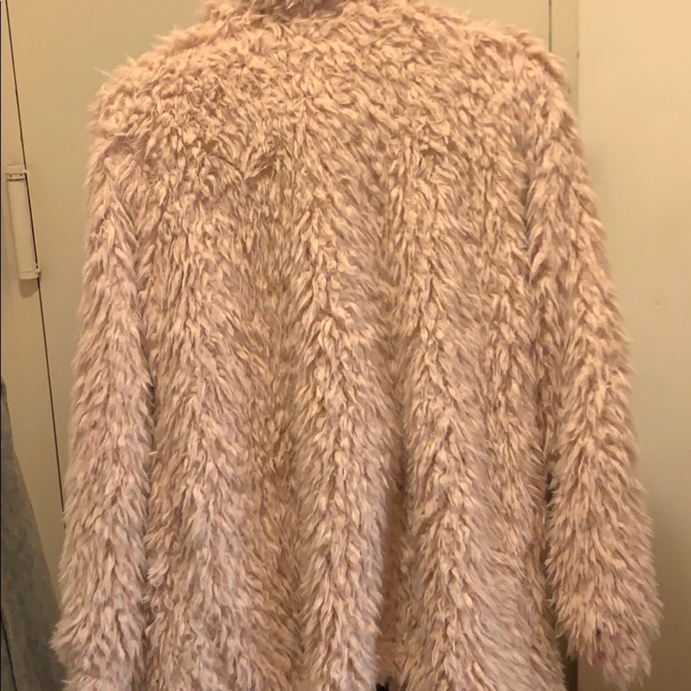 Thread + Supply tan fur jacket. Sz S. (Worn once) - Picture 6 of 6